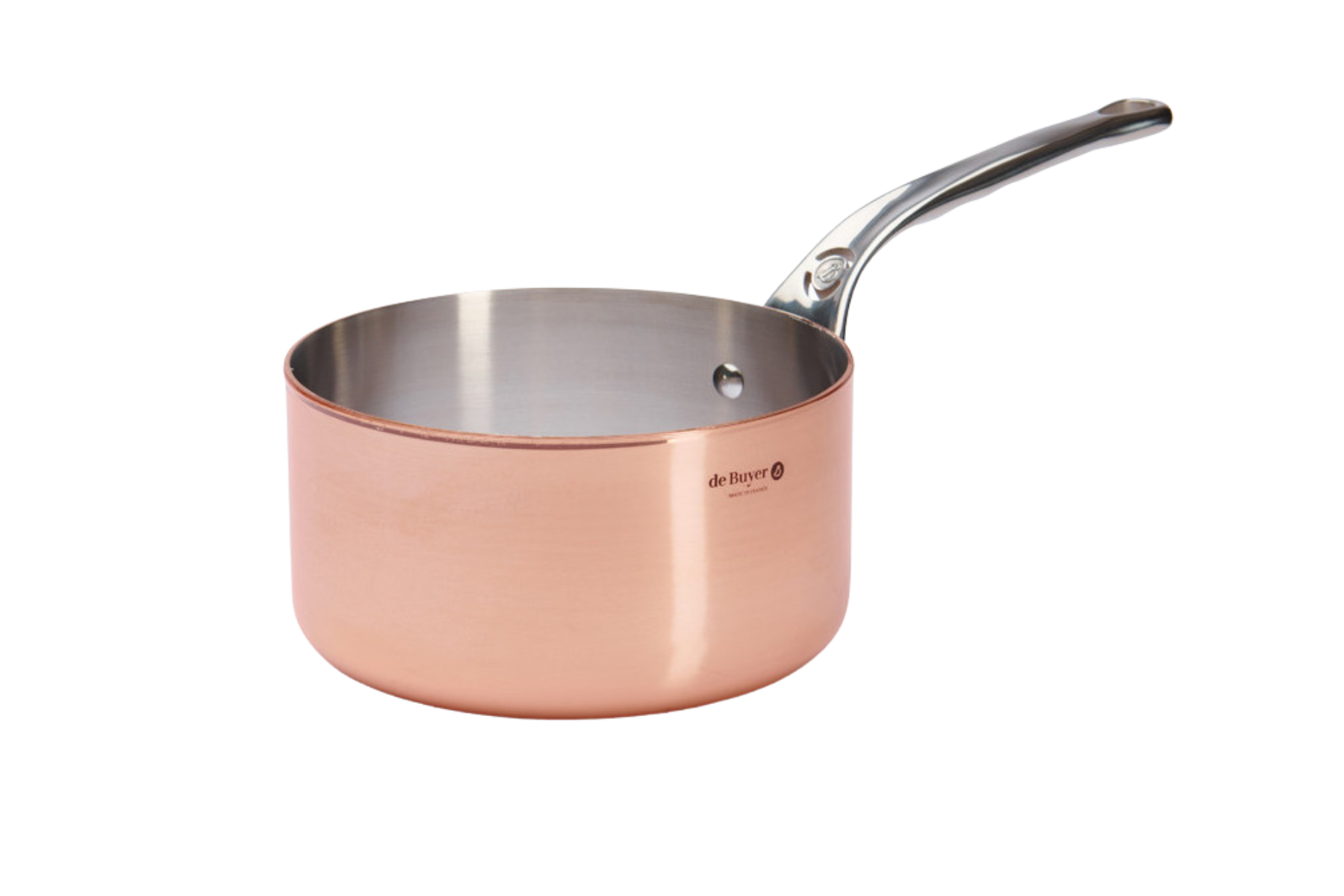 Casserole De Buyer Prima Matera cuivre induction 16 cm - manche inox
