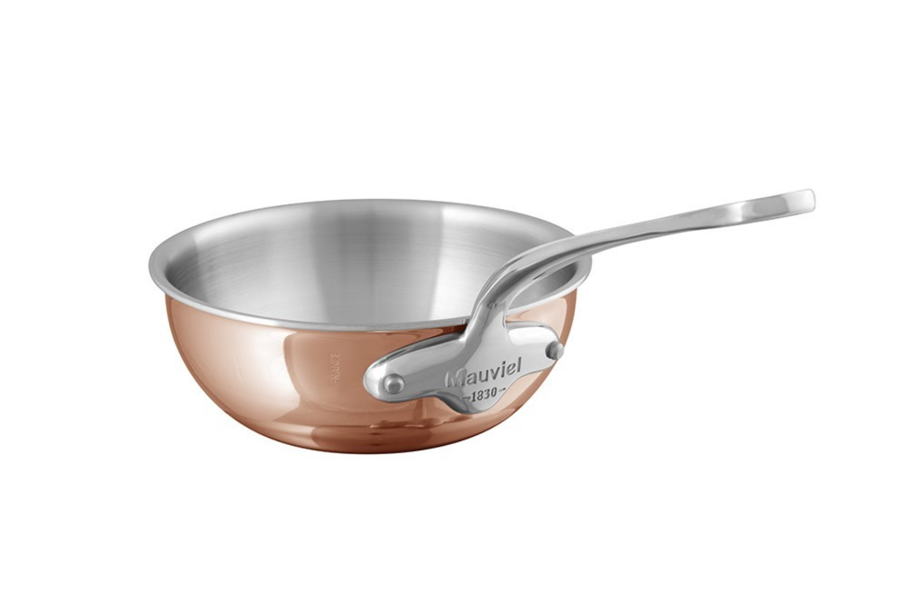 Sauteuse évasée bombée Mauviel M'6S - 16 cm