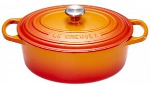 COCOTTE EN FONTE LE CREUSET OVALE - 31 CM