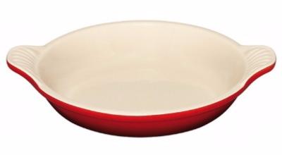 PLAT A ŒUFS LE CREUSET EN FONTE - 16 CM, COULEUR CERISE