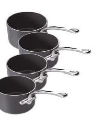 SÉRIE DE 4 CASSEROLES MAUVIEL M'STONE3 ECLIPSE +