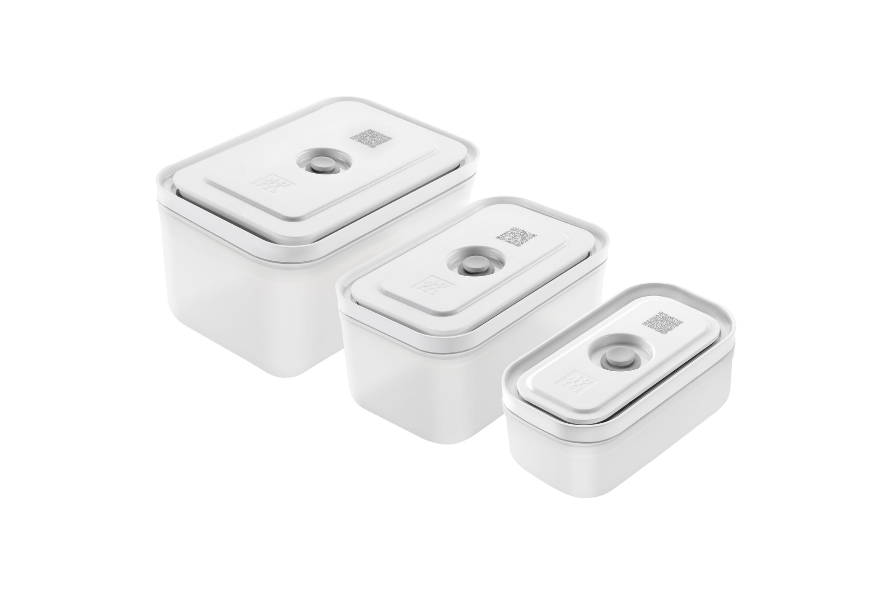 Set de 3 boites sous-vide Fresh & Save Zwilling plastique rectangulaires - S/M/L