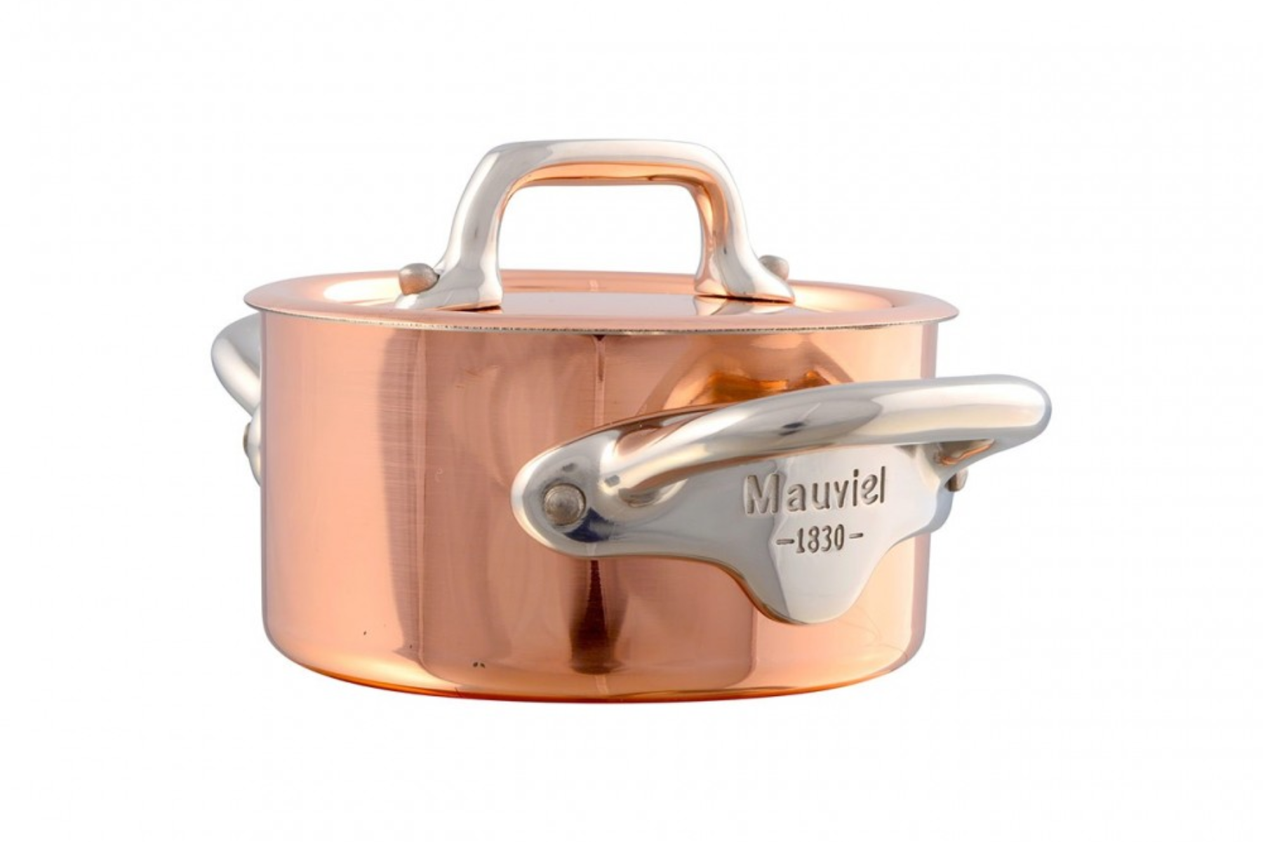 Cocotte cuivre Mauviel M'Minis 150S - couvercle 9 cm