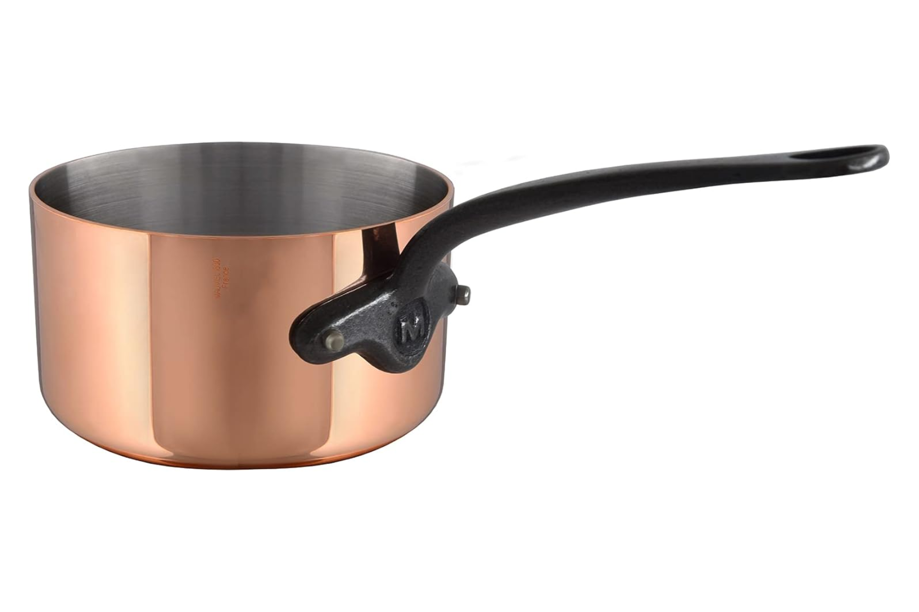 Casserole Mauviel M'Héritage cuivre 16 cm - manche fonte