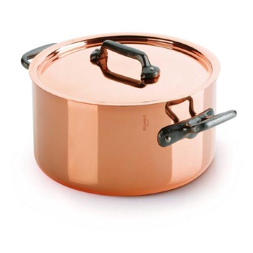 COCOTTE AVEC COUVERCLE M'HERITAGE  M'150C CUIVRE - MONTURE FONTE