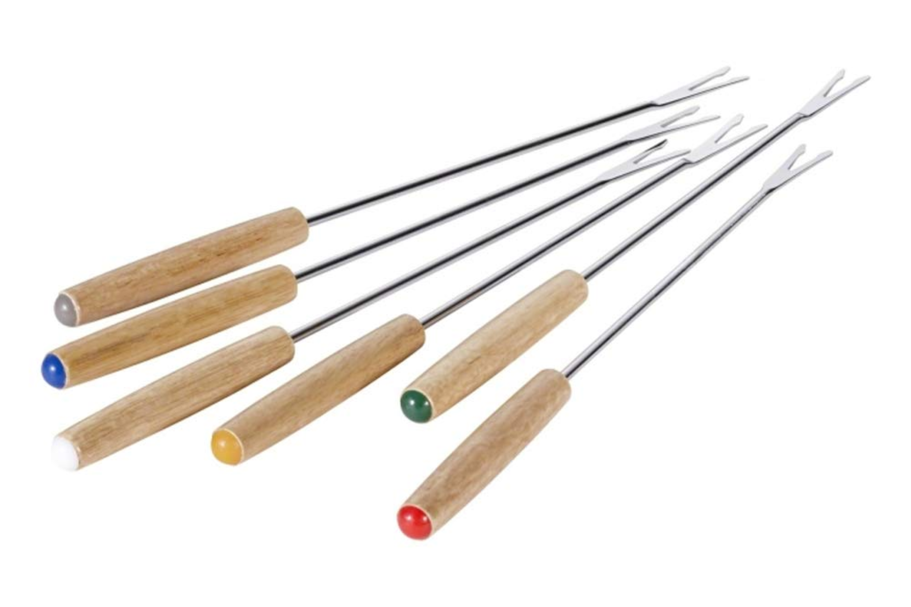 Lot de 6 petites fourchettes à fondue Staub