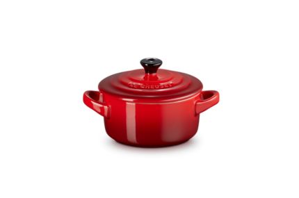 Mini Cocotte en Céramique Le creuset 10 cm rouge cerise