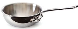 SAUTEUSE EVASEE BOMBEE INOX MAUVIEL M'COOK 16 CM