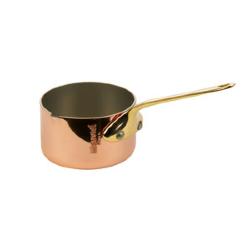 CASSEROLETTE BEC VERSEUR CUIVRE MONTURE BRONZE M'MINIS 150B MAUVIEL 7 CM