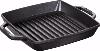 STAUB - GRIL DOUBLE POIGNÉE CARRE EN FONTE - 23CM