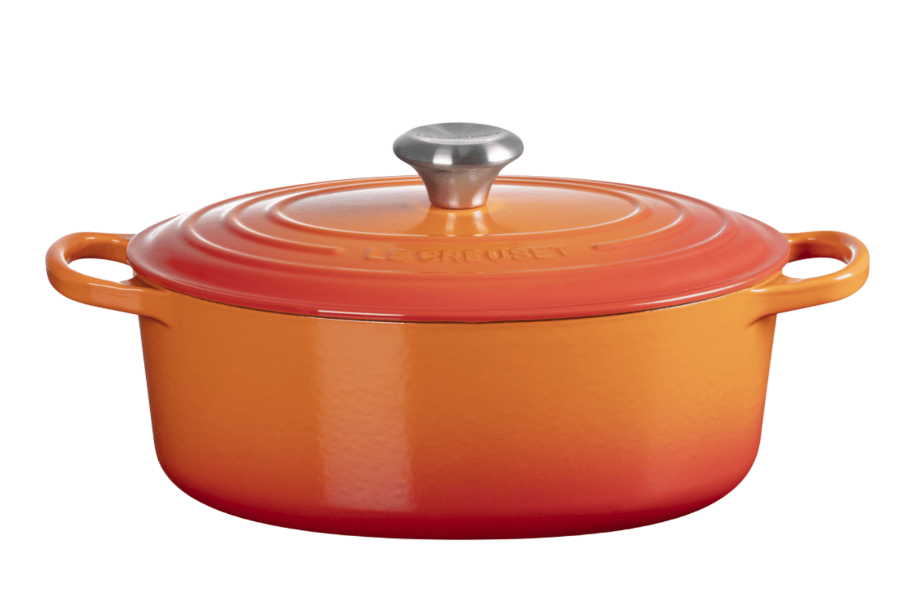 Cocotte en fonte Le Creuset ovale Volcanique - 27 cm