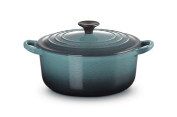 Cocotte Ronde Tradition en Fonte Émaillée Le Creuset 26 cm Océan