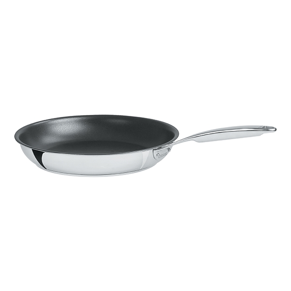 Poêle Cristel castel pro inox avec revêtement - 26 cm