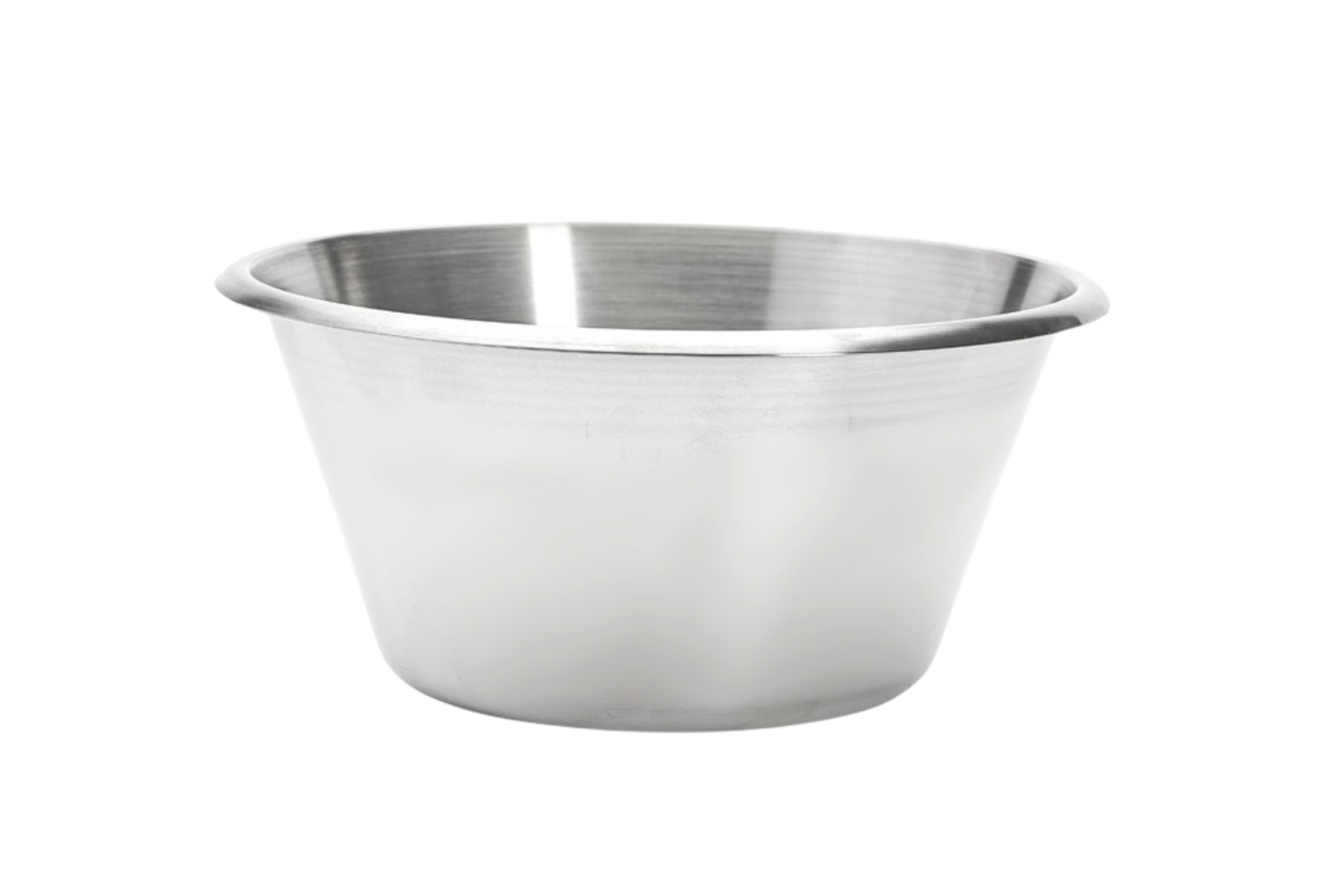 Bassine conique de préparation en inox De Buyer - 24 cm
