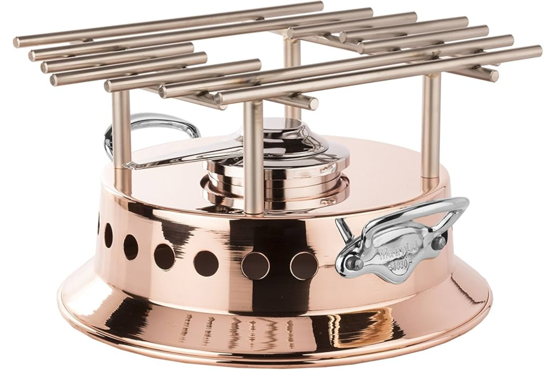 Réchaud à flamber Mauviel M'tradition monture fonte d'inox 22 cm