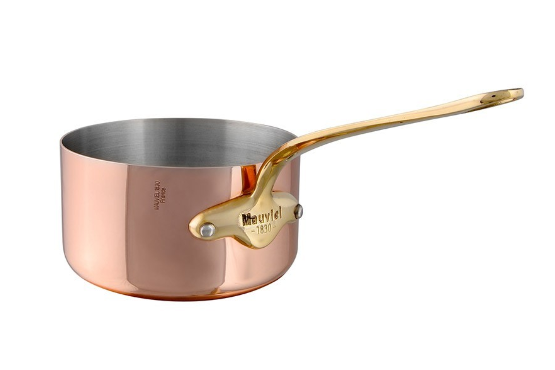 Casserole Mauviel M'Héritage M'150B cuivre 18 cm - manche bronze
