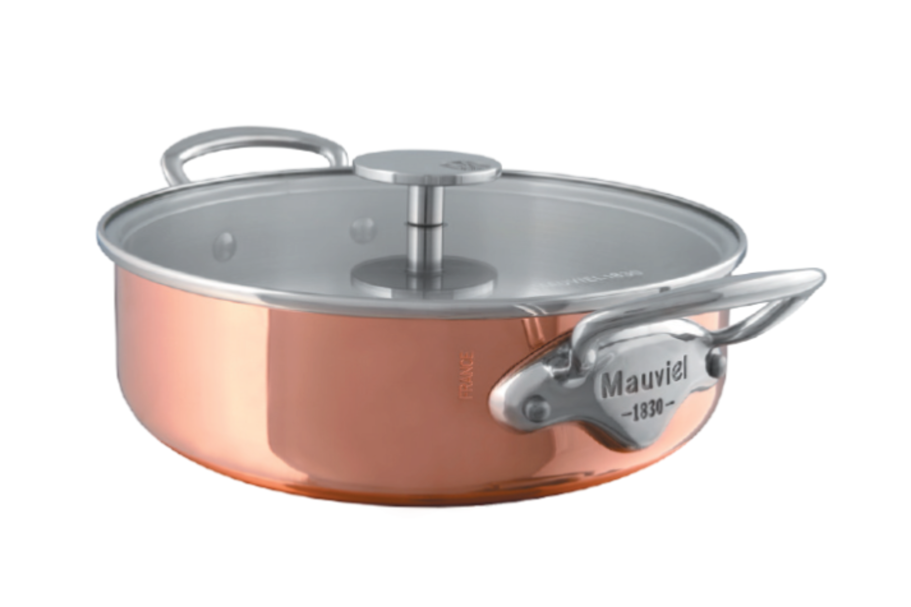 Rondeau cuivre Mauviel M'Héritage M'150s - 16 cm