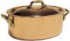 COCOTTE OVALE BOURGEAT ELEGANCE EN CUIVRE - 20 CM