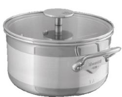 BASSINE A RAGOUT 24 CM AVEC COUVERCLE MAUVIEL CUISINE MODERNE M&A