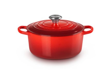 Cocotte ronde en fonte émaillée Le Creuset 18 cm cerise