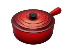POÊLON LE CREUSET AVEC COUVERCLE CERISE