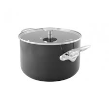 Bassine à ragout en aluminium Mauviel M'Stone3 couvercle en verre - 24 cm