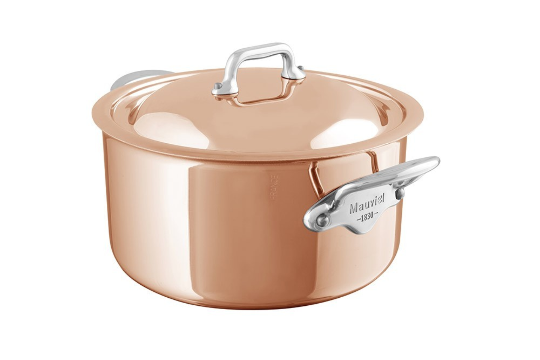 Cocotte avec couvercle Mauviel 1830 M'6S - 24 cm