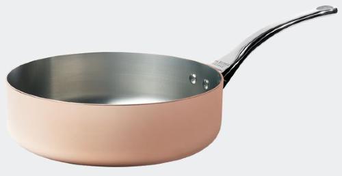 Sauteuse cuivre induction prima matera - de Buyer, diamètre 16 cm