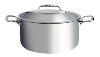 Affinity De Buyer - faitout avec couvercle inox/aluminium 20 cm