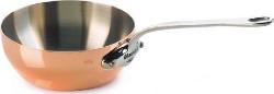 SAUTEUSE ÉVASÉE BOMBÉE M'HERITAGE M'150S - 16 CM MONTURE FONTE D'INOX