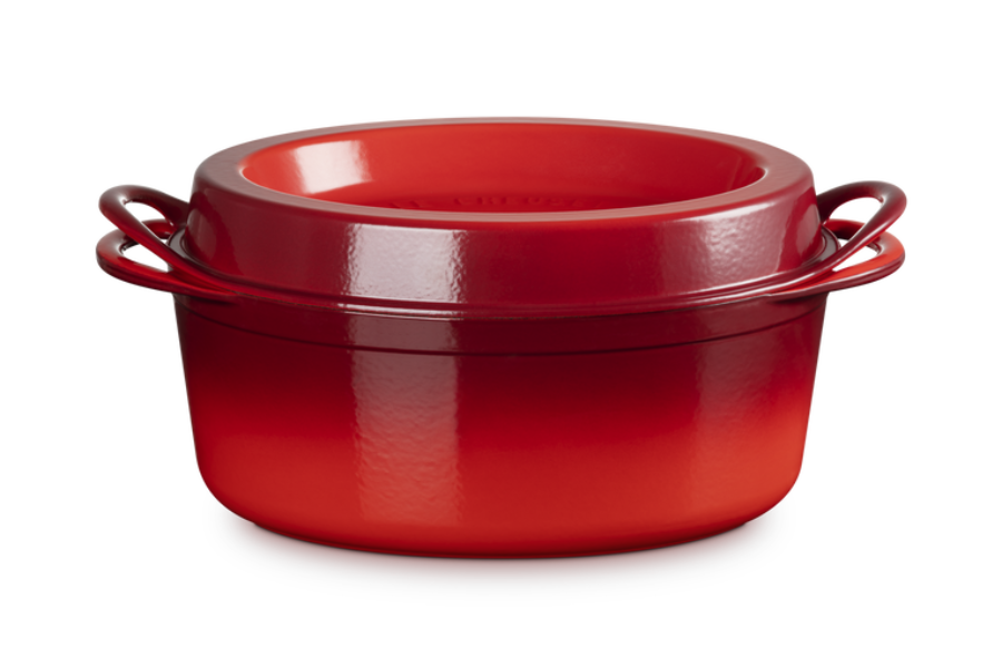 Cocotte Doufeu Le Creuset avec couvercle  glaons