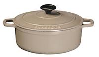 COCOTTE FONTE CHASSEUR OVALE CHAMPIGNON