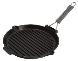 STAUB - GRIL ROND MANCHE SILICONE