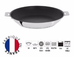 Poêle inox antiadhésive Cristel Mutine 20 cm - poignées amovibles