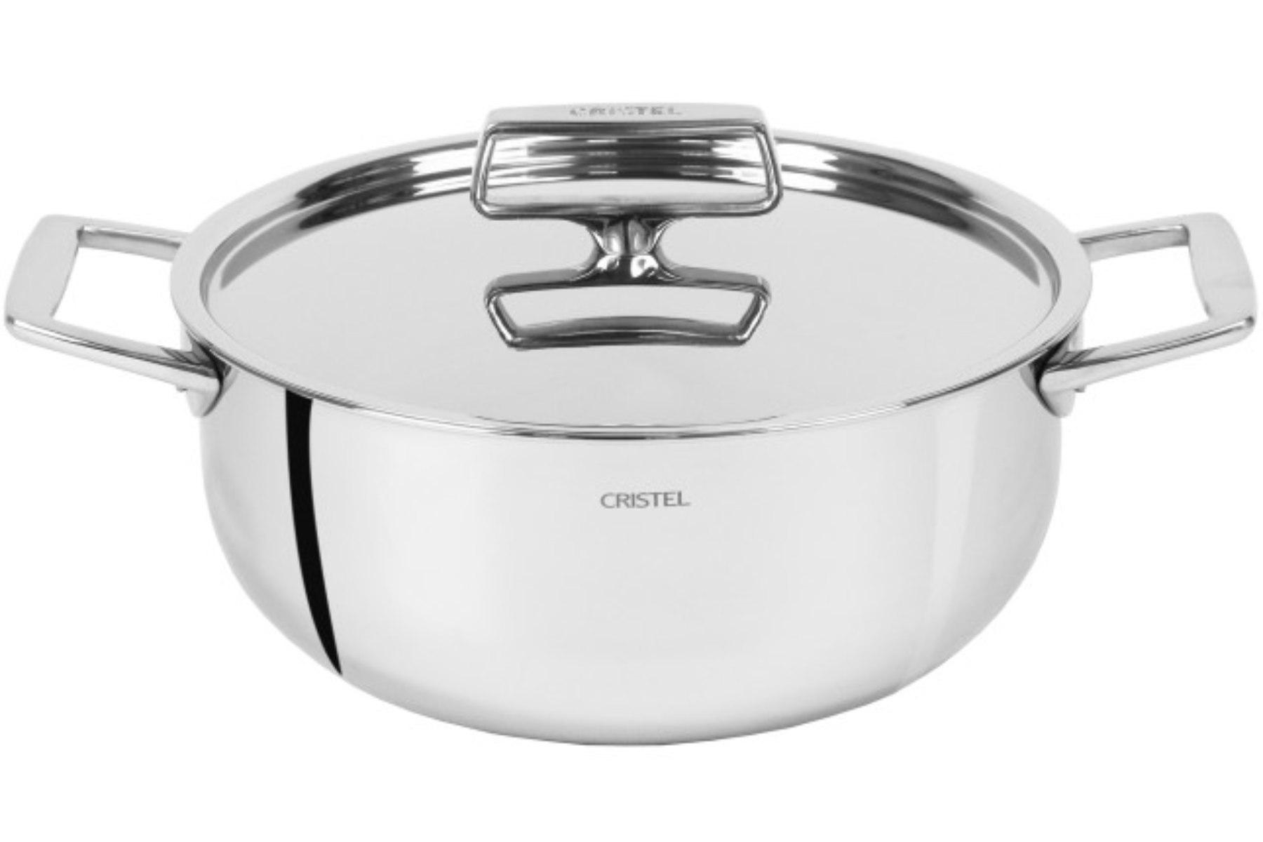 Faitout Cristel Castel Pro 28 cm + couvercle inox
