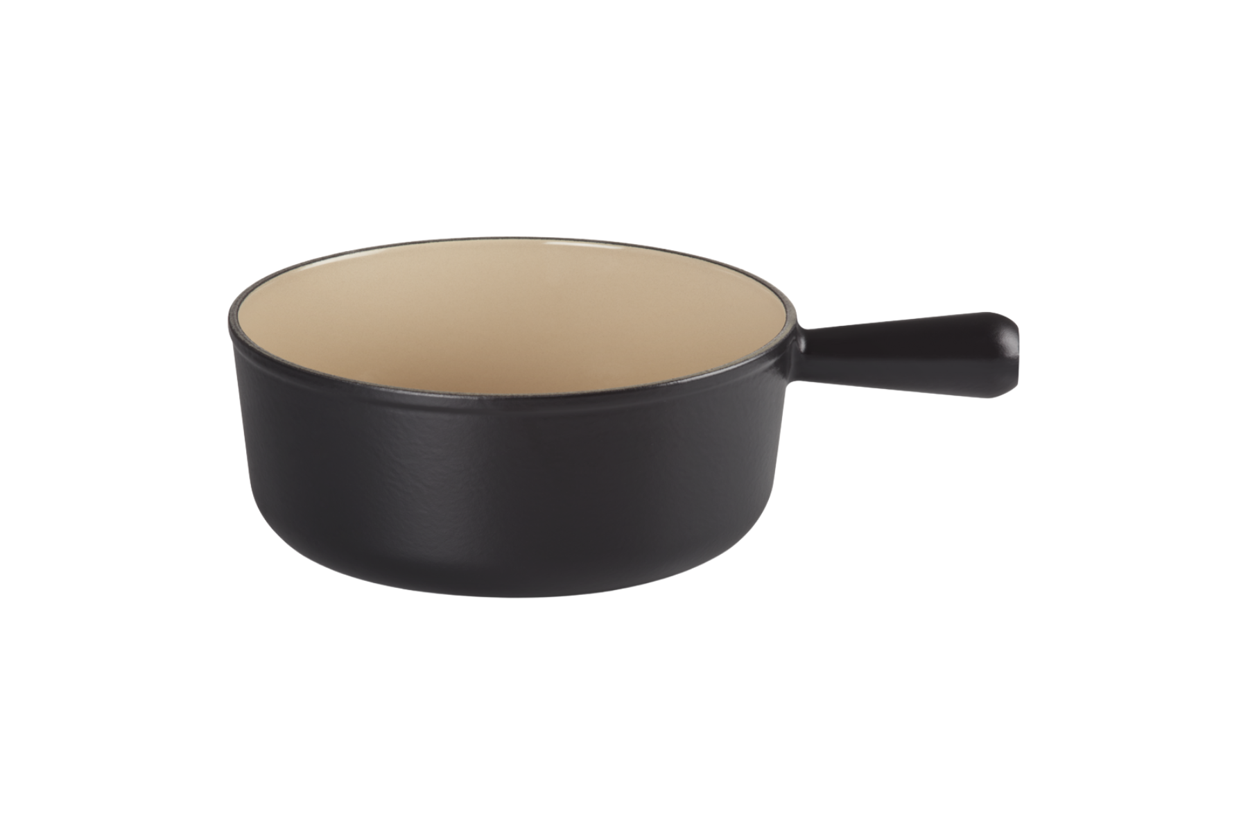 Caquelon en fonte Le Creuset Noir mat - 24 cm