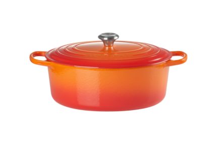 Cocotte ovale en fonte émaillée Le Creuset 35 cm volcanique