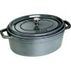 Cocotte ovale en fonte Staub 17 cm gris graphite