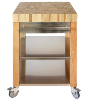 CRISTEL - COOKMOBIL TOP BOIS, ETAGERES ET FACADE INOX