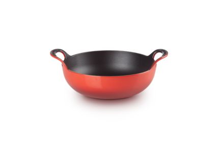 Plat Balti Le Creuset en fonte émaillée 24 cm cerise