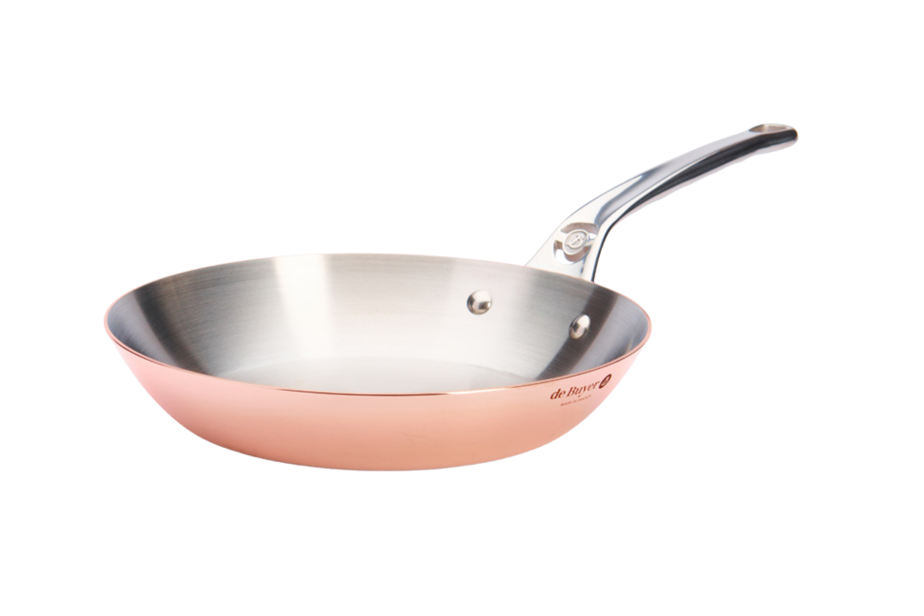 Poêle en cuivre induction De Buyer Prima Matera 24 cm - manche inox