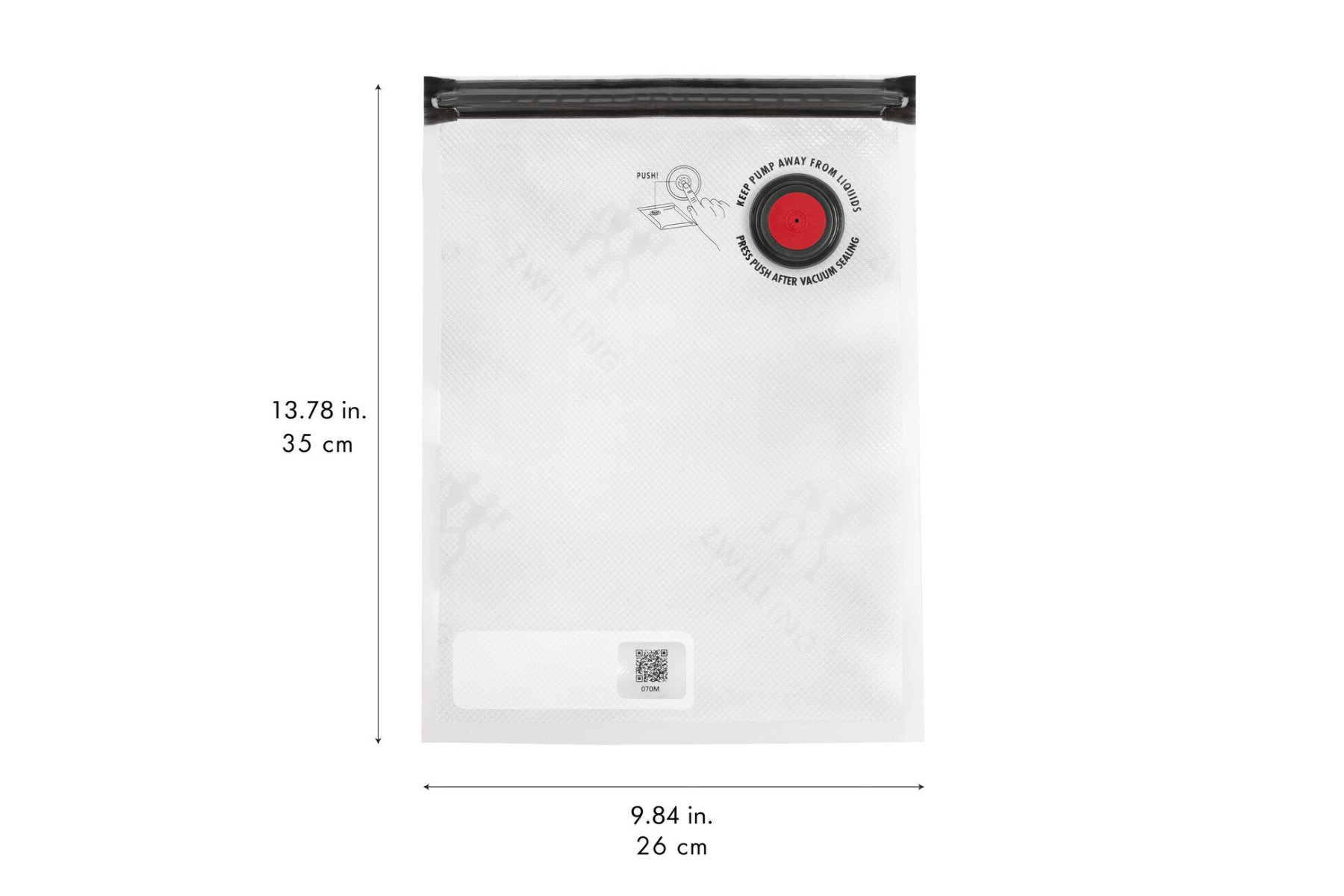 Set de sacs sous-vide Fresh & Save Zwilling taille M - 10 pièces