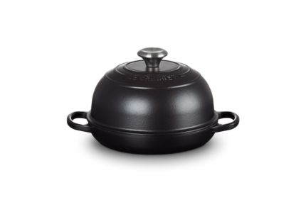 Cocotte à pain 24 cm en fonte émaillée Le Creuset noir mat