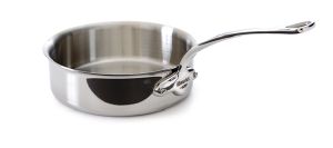 PLAT A SAUTER INOX MAUVIEL M'COOK 28 CM