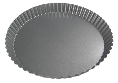 Moule à tartelette cannelé rond de Buyer - fond fixe - 10 cm