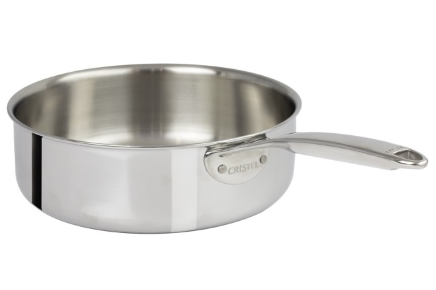 Sauteuse Cristel Castel Pro inox - 24 cm