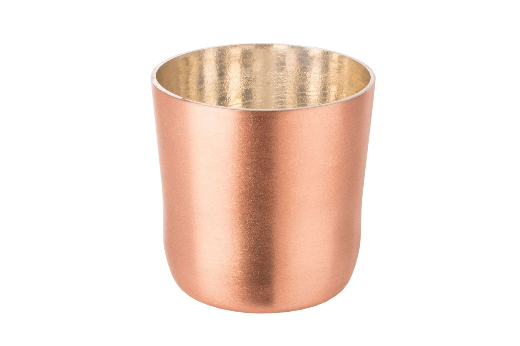 Pot à sauce en cuivre brossé Mauviel - 8 cm