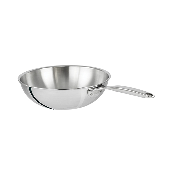 Wok Cristel castel pro inox - 30 cm