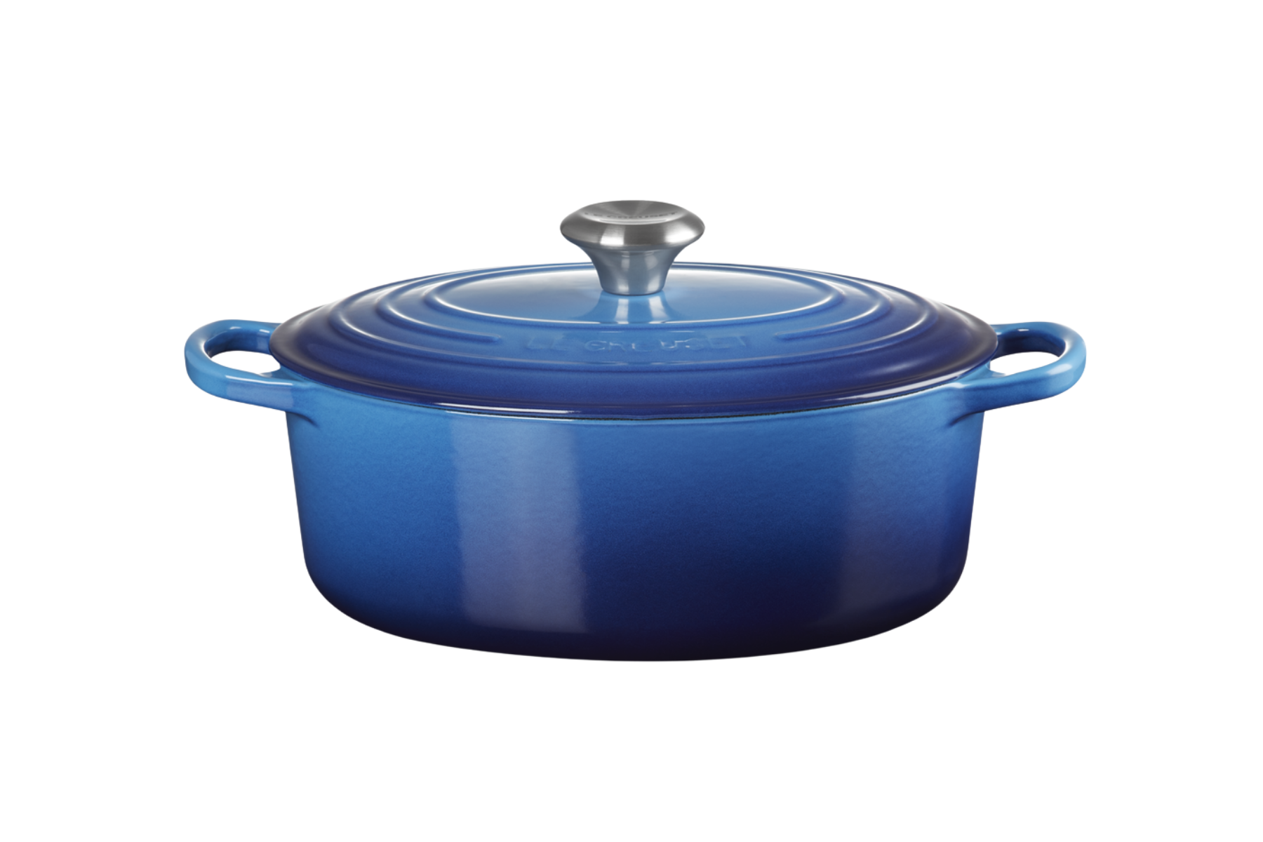 Cocotte en fonte Le Creuset ovale Bleu azur - 31 cm