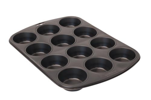 Plaque de 12 moules à muffins individuels de Buyer - 7 cm